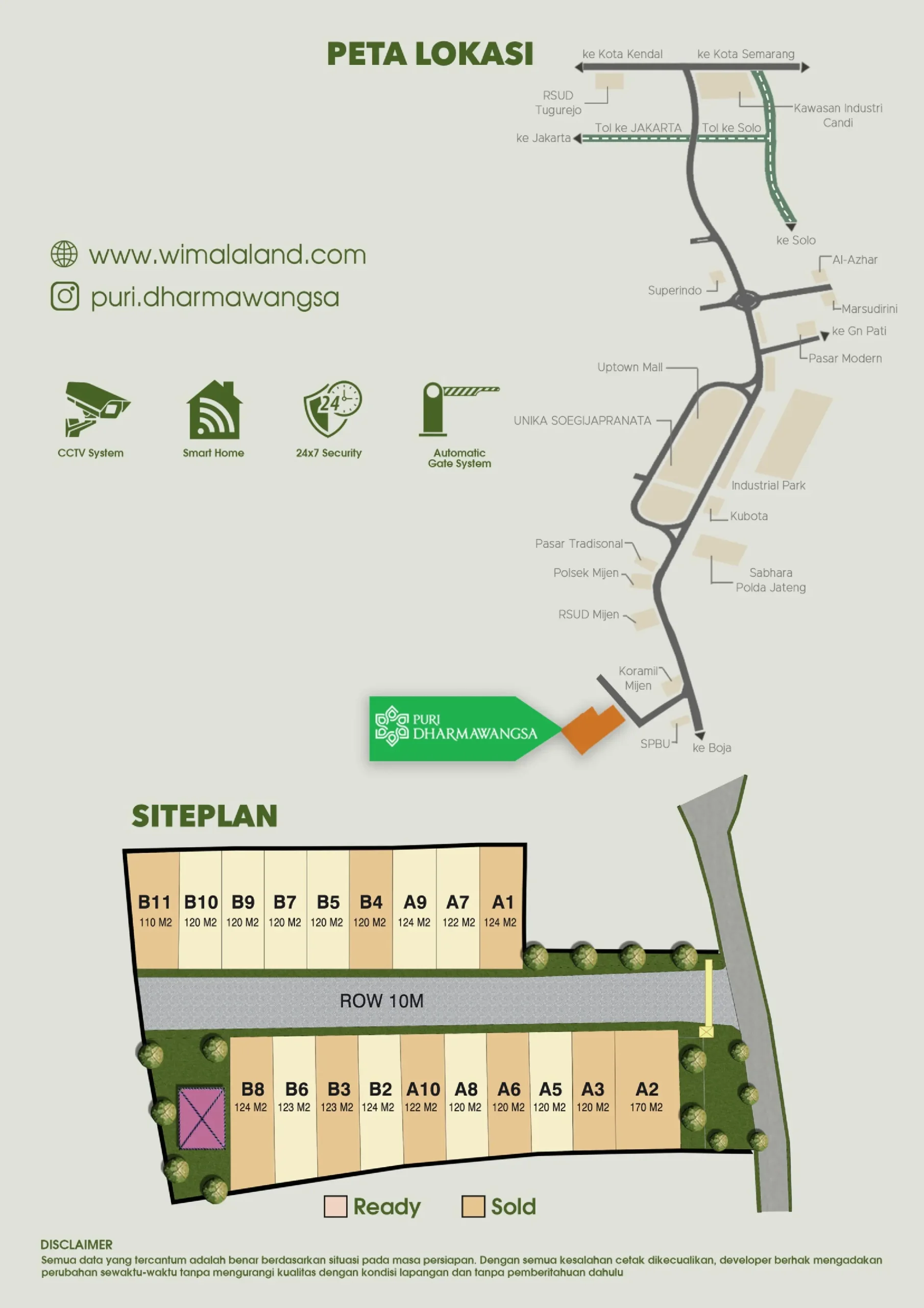 site plan puri dharmawangsa